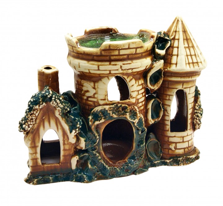 Замок з будиночком, 15х15 см